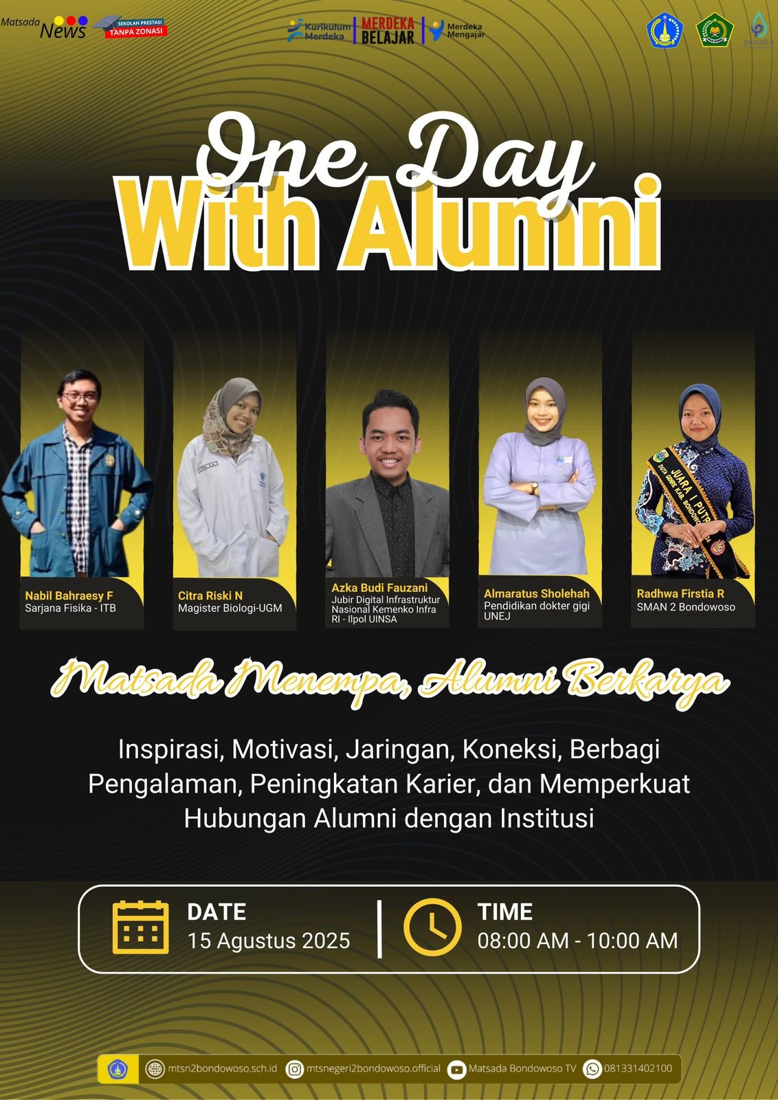 One Day With Alumni, Kembali untuk Menginspirasi