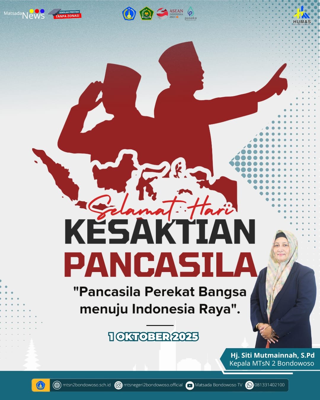 Peringati Hari Kesaktian Pancasila, MTsN 2 Bondowoso Tekankan Pentingnya Pengamalan Nilai Pancasila