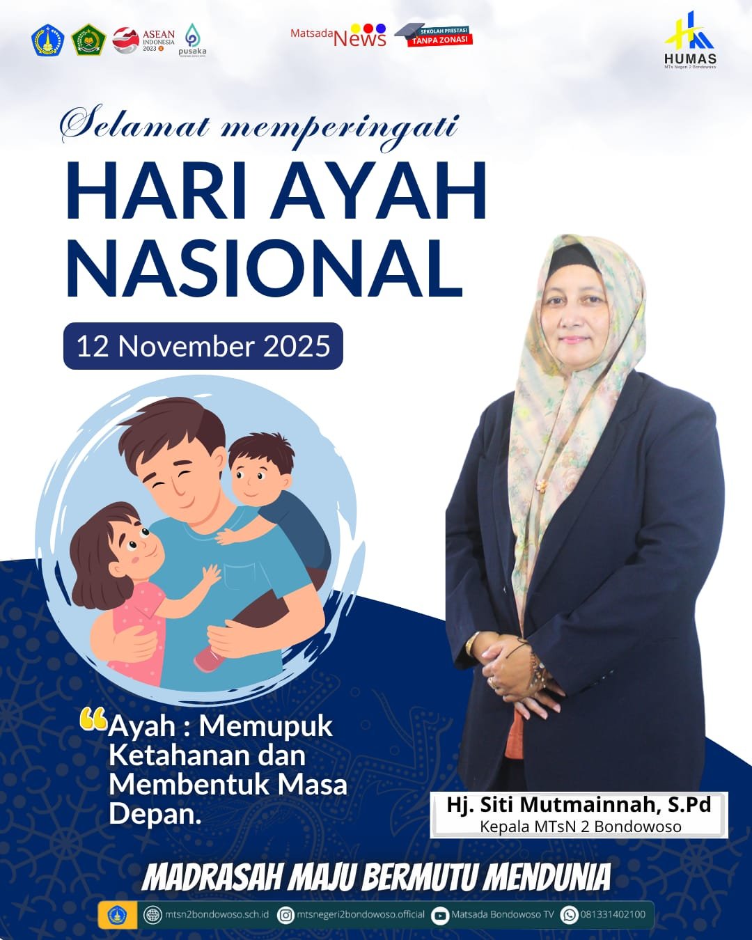 Peringati Hari Ayah Nasional, Siswa Matsada Tulis Surat Haru untuk Sang Ayah