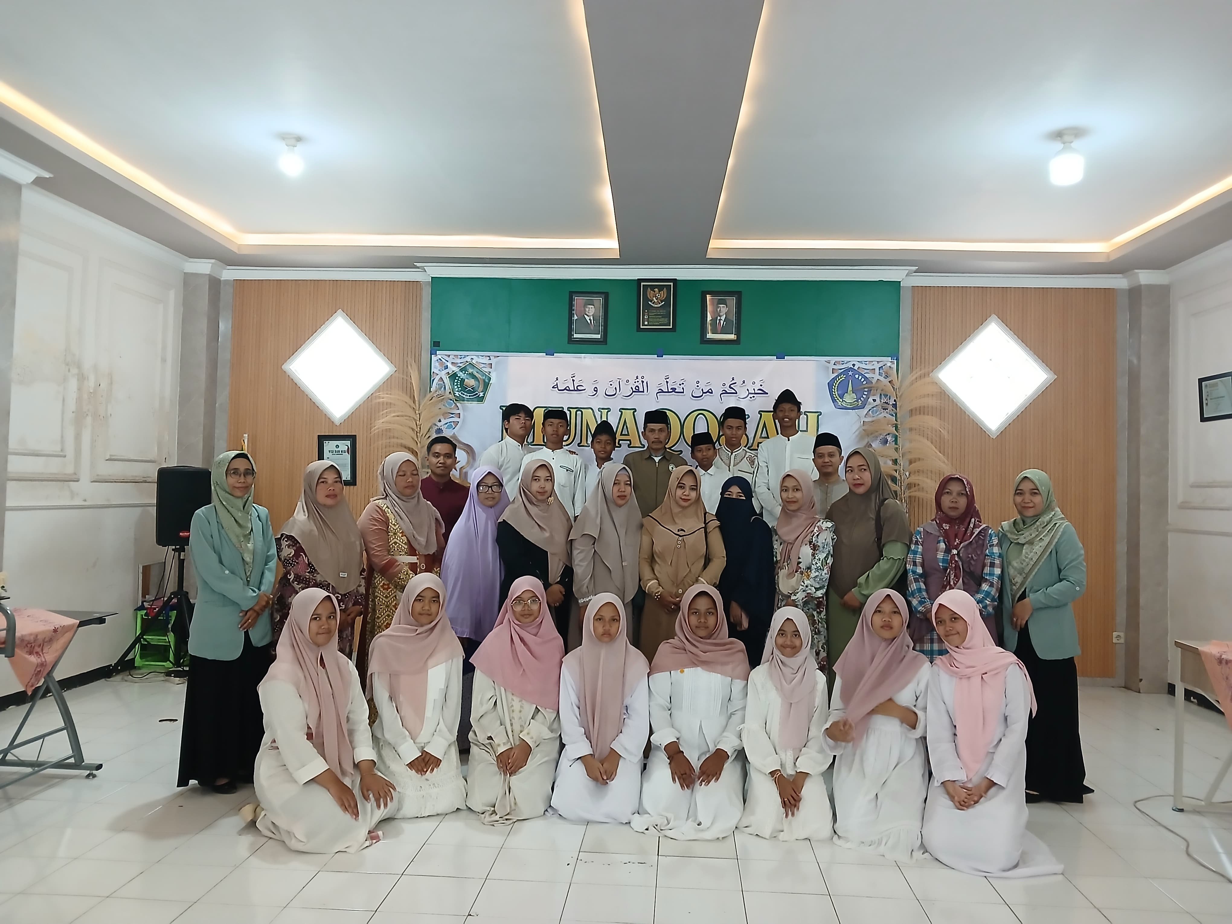 Siswa 8H MTsN 2 Bondowoso, Sukses Ikuti Munaqosah